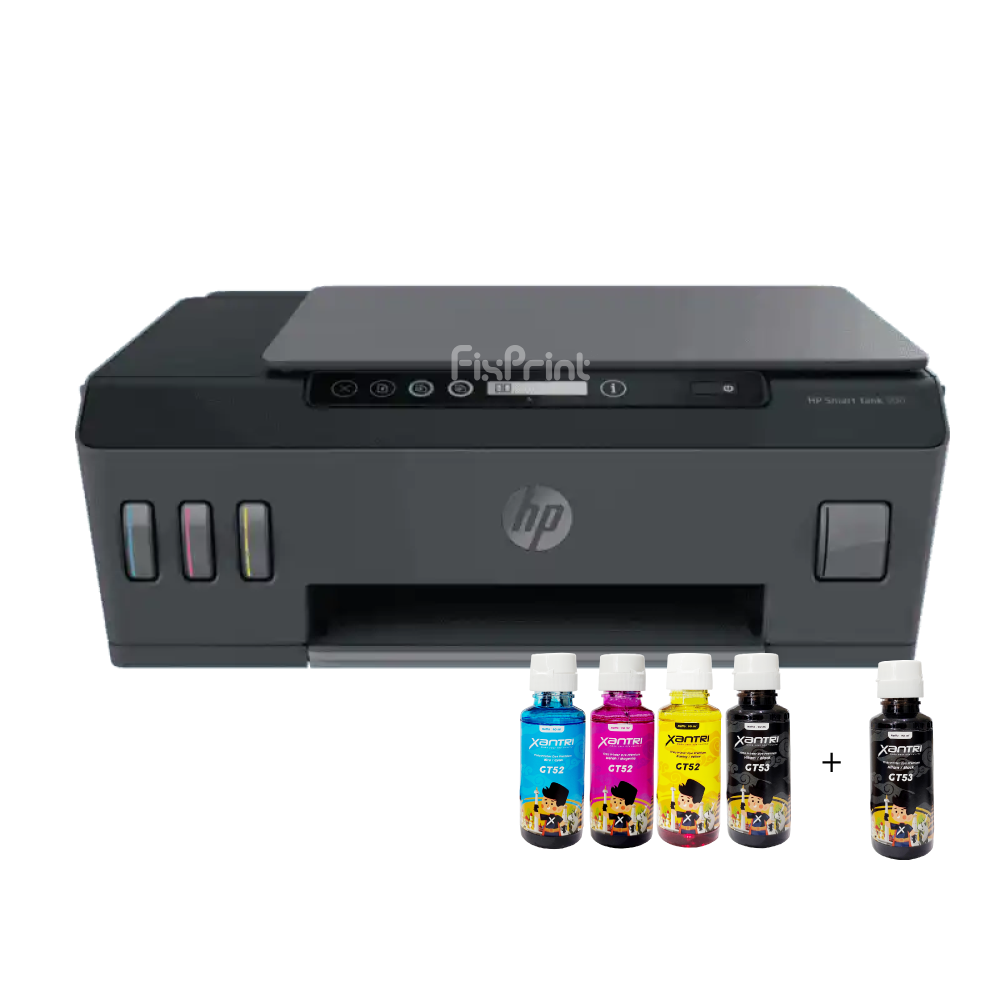 BUNDLING Printer HP Smart Tank 500 All-in-One (Print, Scan, Copy) Borderless [4SR29A] New With Premium Xantri Ink