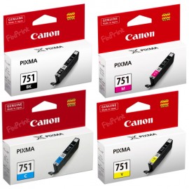 Cartridge Original Canon CLI-751 CLI751 751 751M CLI-751M Magenta, Tinta Printer Canon iX6770 iX6870 MG5470 MG5570 MG5670 MG6370 MG6470 MG7170 MG7570 MX727 MX927 iP7270 iP8770