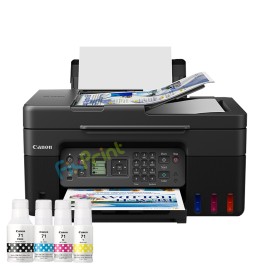 BUNDLING Printer Canon PIXMA InkTank Efficient G4770 (All In One - Wifi - Fax - Lan) New, Printer Canon InkTank G4770 New Plus Tinta Original